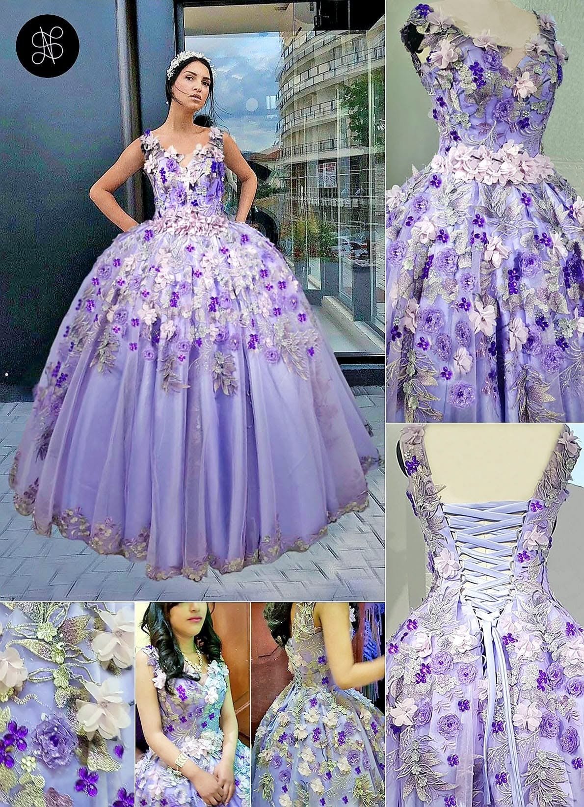 Lila floral